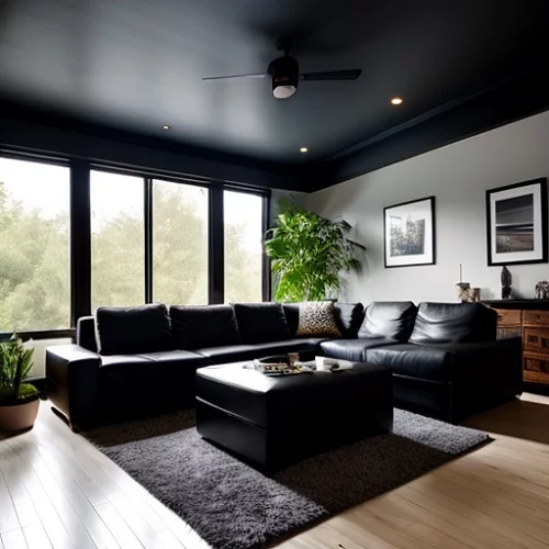 Тёмные потолки