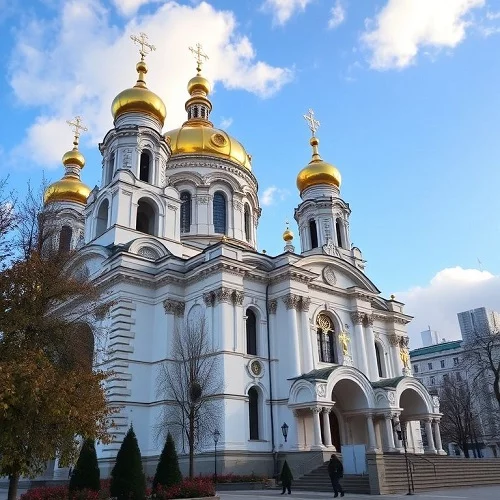 храм в русско-византийском стиле