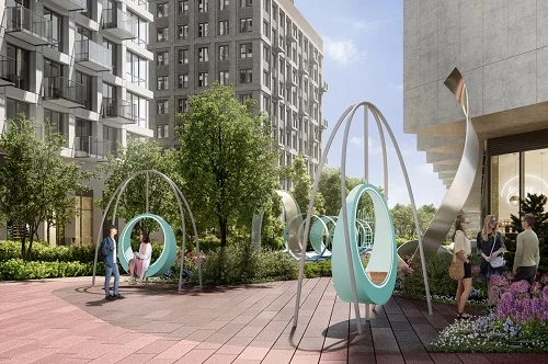 ЖК Shagal украсят малые архитектурные формы