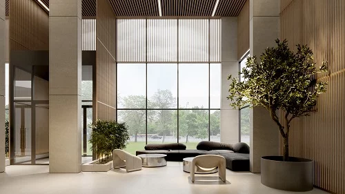 В ЖК «Аквилон BESIDE 2.0» появится гранд-лобби