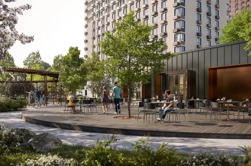 Территория жилого комплекса «Второй Нагатинский»