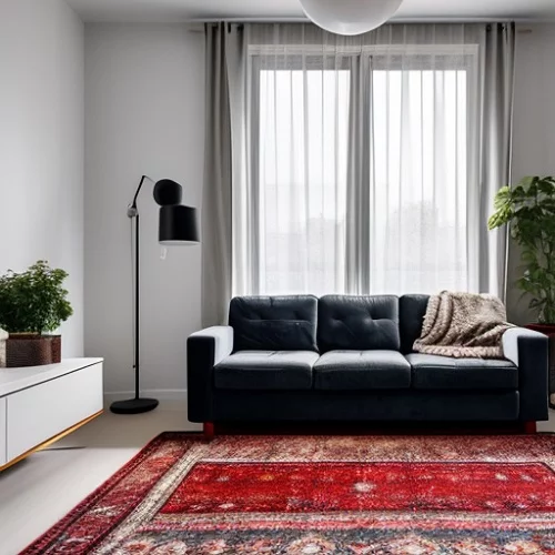 советский ковер в современном интерьере