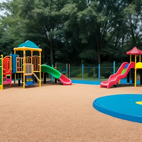 инновационные покрытия для детских площадок 