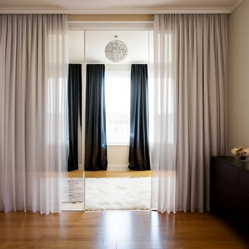 Как зонировать квартиру с помощью штор?