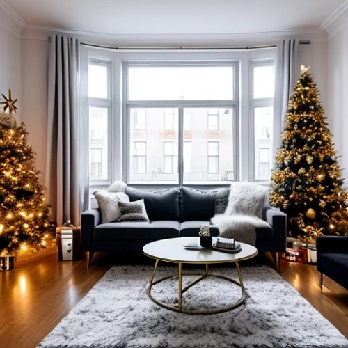 Модные стили новогоднего интерьера