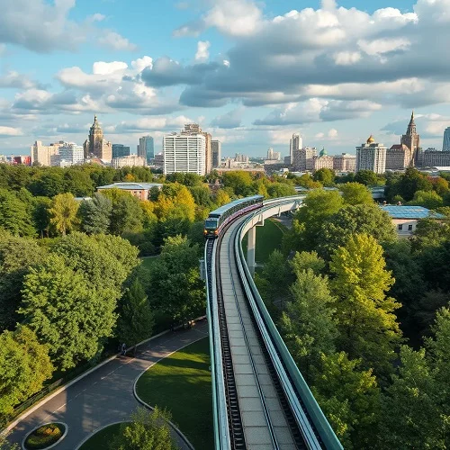 В Москве вместо монорельса появится высотный парк