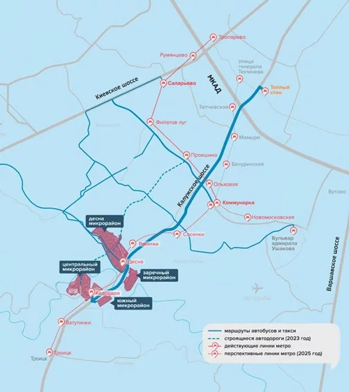 финишный участок Троицкой линии метро