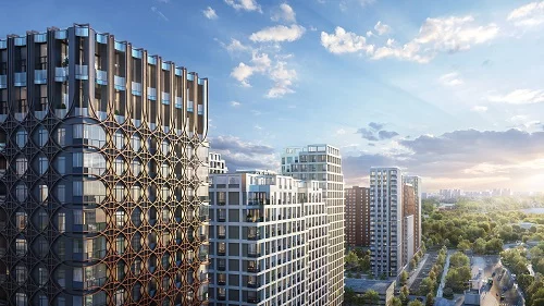 В шестом квартале «Острова» завершена кровля 