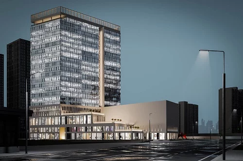 В районе Обручевский построят бизнес-центр