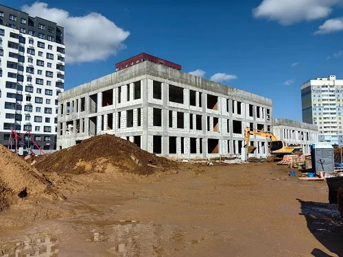 В детсаду завершены монолитные работы