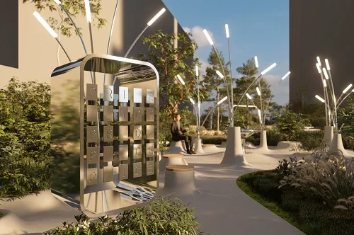 В ЖК PRIDE обустроят бульвар со световыми деревьям