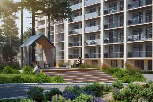 Комплекс апартаментов на берегу Финского залива