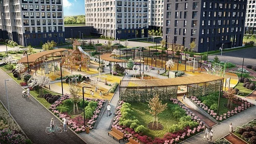 проект благоустройства территории ЖК «Тайм Сквер»