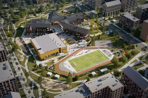 В жилом комплексе 