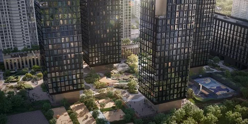 На Пресне в квартале Life Time построили башни