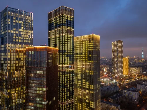 Фасадное освещение жилого комплекса Symphony 34