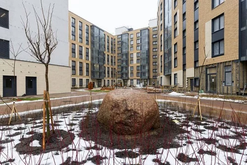 Один из дворов жилого квартала 