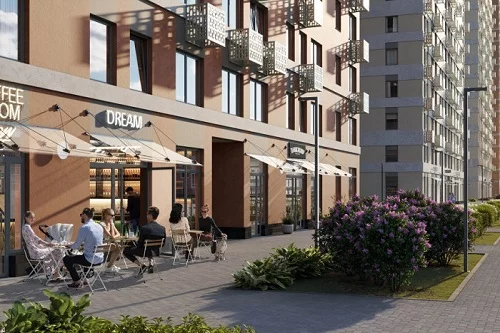 В жилом комплексе 