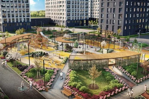 Двор ЖК в Приморском районе