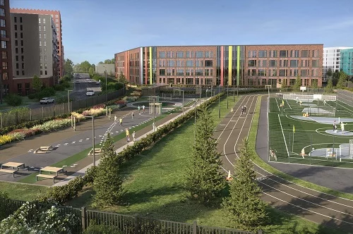 В Рублёво-Архангельском построен монолит школы 