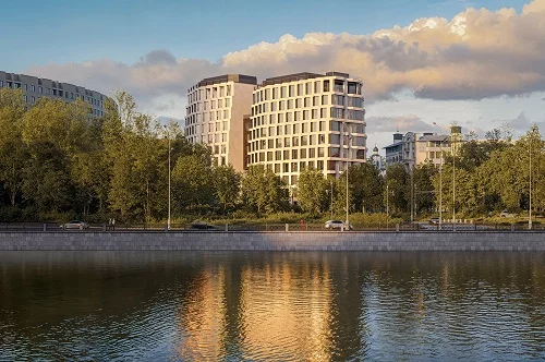 Фасады жилого комплекса в Хамовниках