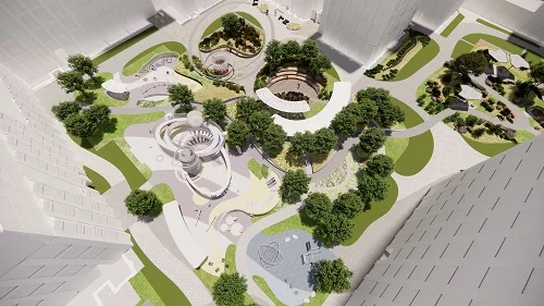 благоустройство для ЖК «MYPRIORITY Мневники»