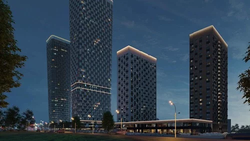 Подсветка жилого квартала подчеркнет башни-«маяки»