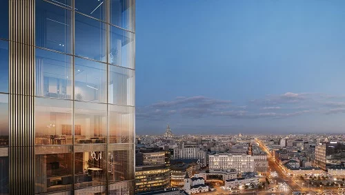 фасады башен комплекса SLAVA