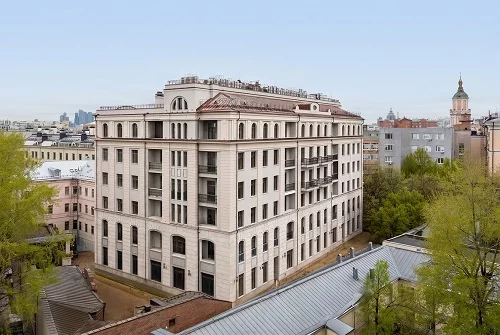 Фасады дома 1915 года на Чистых Прудах